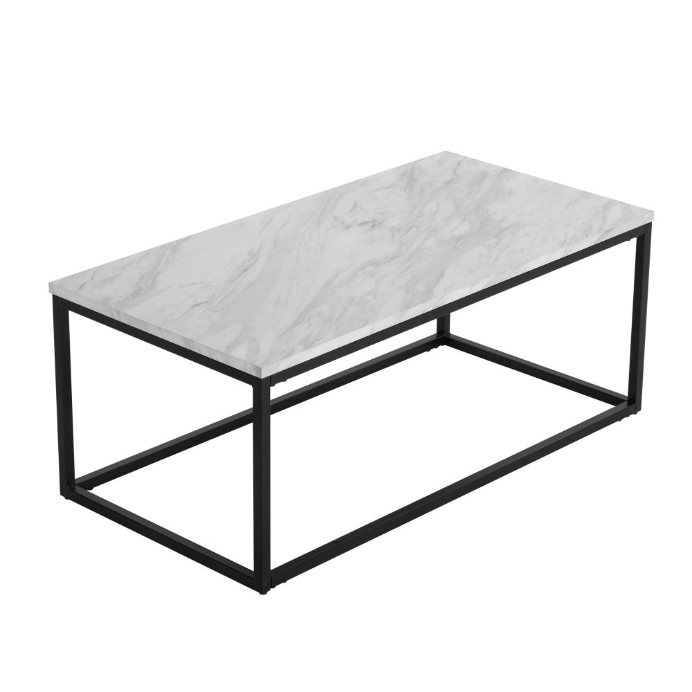 Rectangular Coffee Table - Marble Laminate