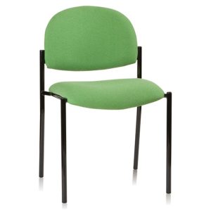Vera Upholstered Visitor Chair - Round Back