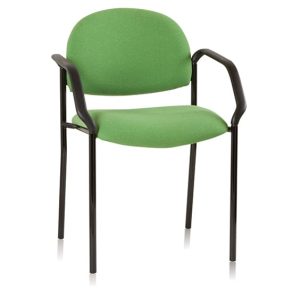 Vera Upholstered Visitor Chair - Round Back