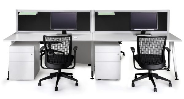 Vee Back to Back Desks 1500 - More Sizes Vee Back to Back Desks 1500 - More Sizes