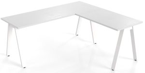 Vee Contract L-Shaped Corner Worstation 1500