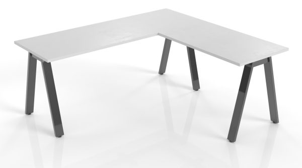 Vee Contract L-Shaped Corner Worstation 1500