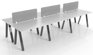 Vee Contract Double Desk 1800 - Many Sizes