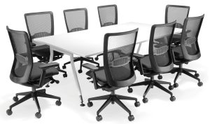 Vector Boardroom Table 2400 x 1200 - Many Sizes