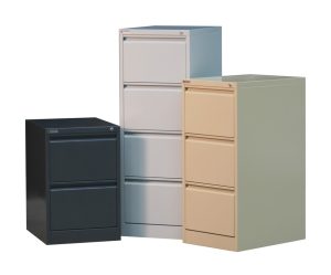 Stronghold Vertical Metal Filing Cabinet - 3 Sizes Check