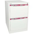 Steelco Vertical Filing Cabinet 2 Drawers - 5 Colours