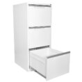 Steelco Wider Filing Cabinet 3 Drawers - White Only