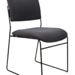 ST Vista Visitor Chair in PU Black