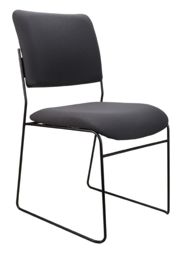 ST Vista Visitor Chair in PU Black