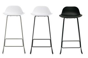 Emboss Bar Stool - 2 Colours
