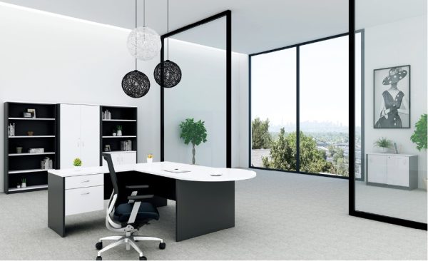 Half Door Stationery Cupboard White Charcoal Half Door Stationery Cupboard White Charcoal