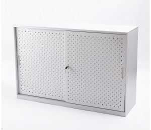 Go Perforated Sliding Door Cupboard - 2 Colours