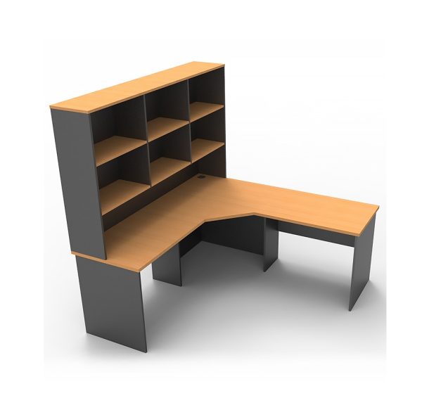 Desk Hutch 1350 - in Beech OR Cherry