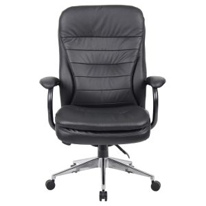 Titan Heavy Duty High Back Leather Chair 