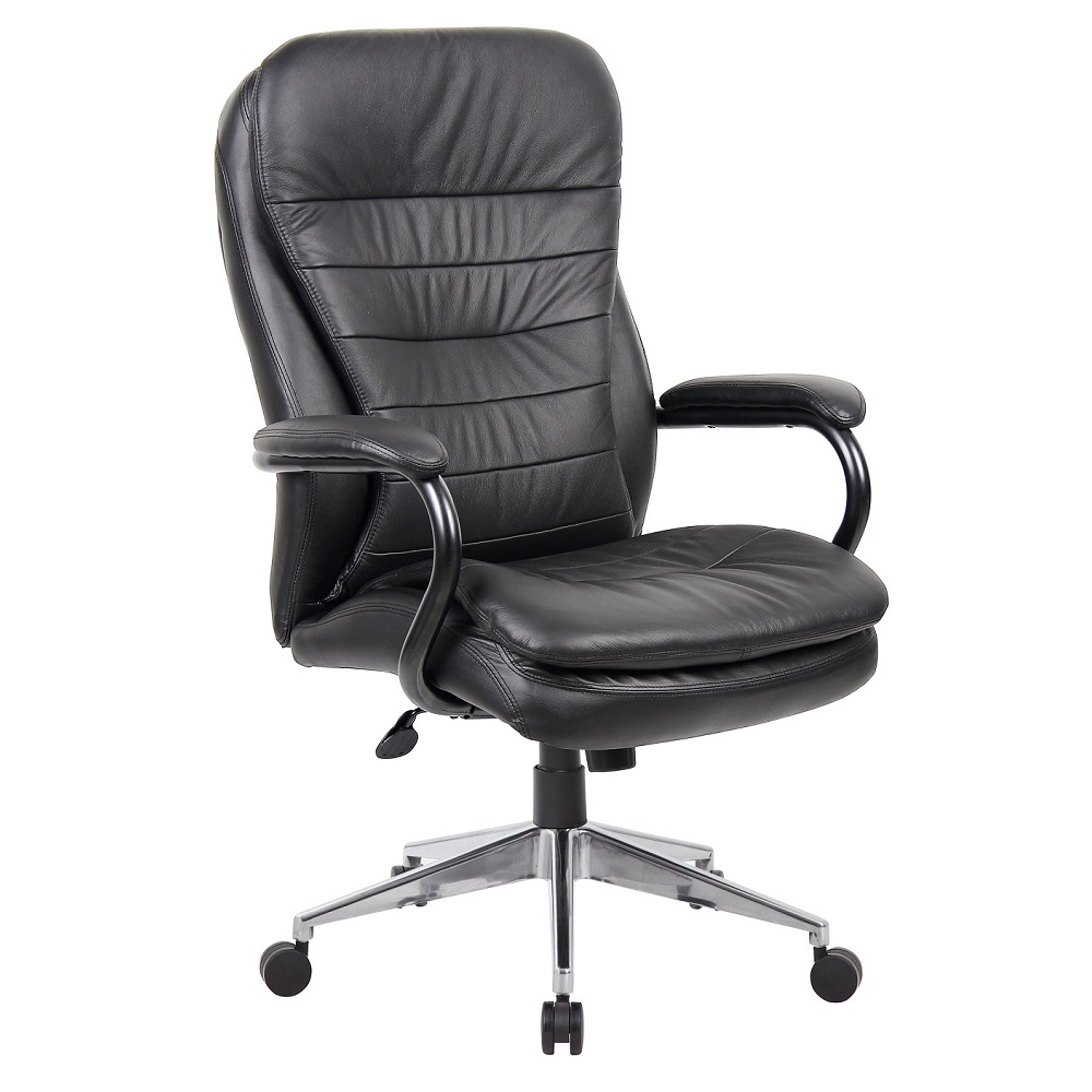 Titan Heavy Duty High Back Leather Chair